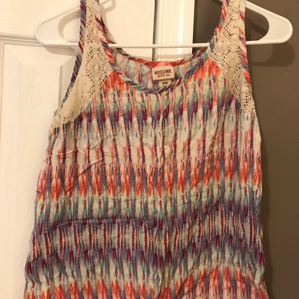 Lace Patterned Tank Top